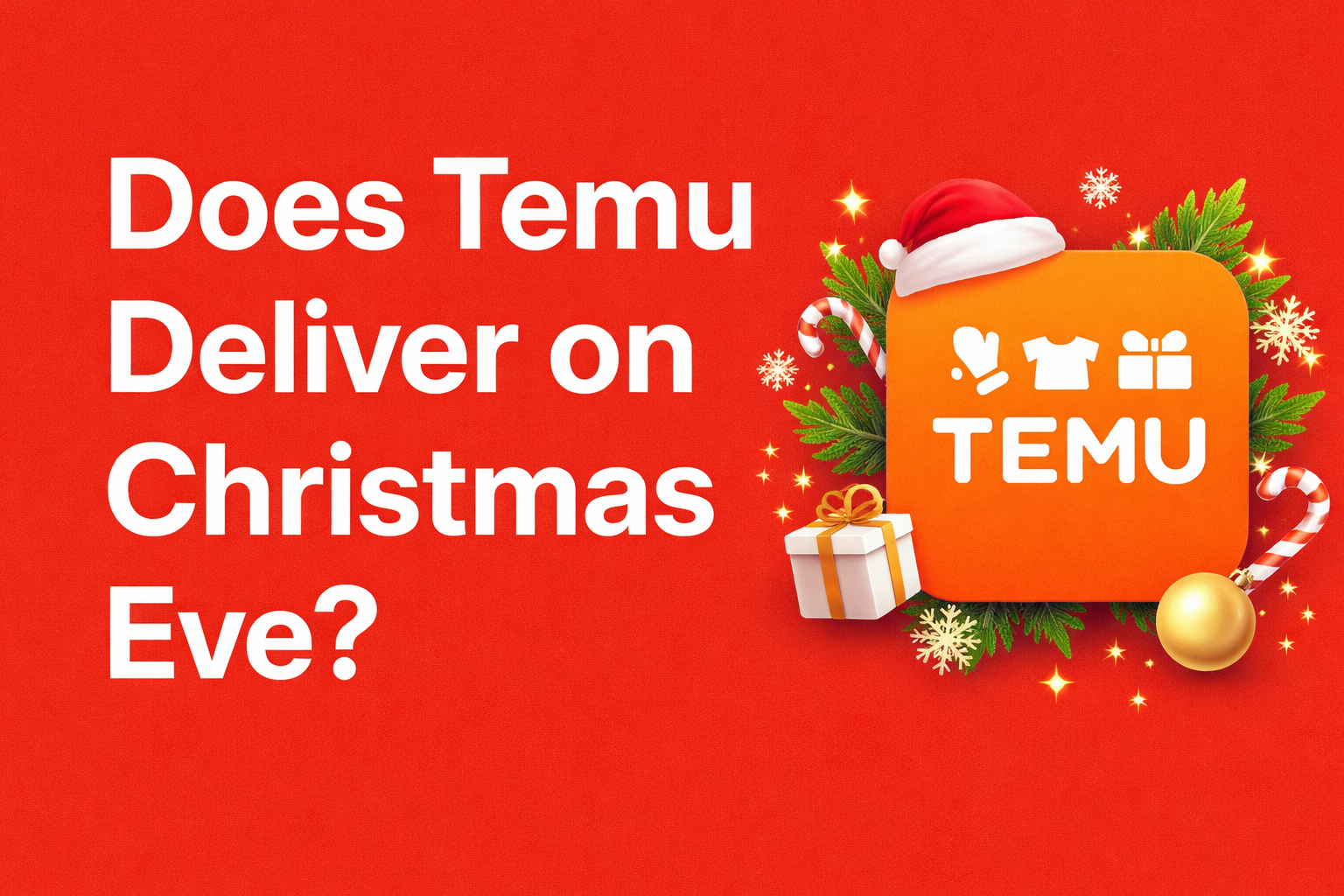 Does Temu Deliver on Christmas Eve?